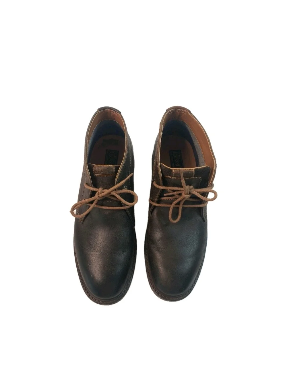 Lucky Brand Men's Brown Leather Chukka Boots Size 10m